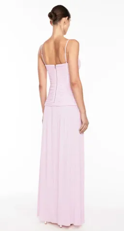 Manninng Cartell Double Time Pleat Dress Hydrangea Pink Bridesmaid Dress in AU 8 for rent on The Volte - image 3