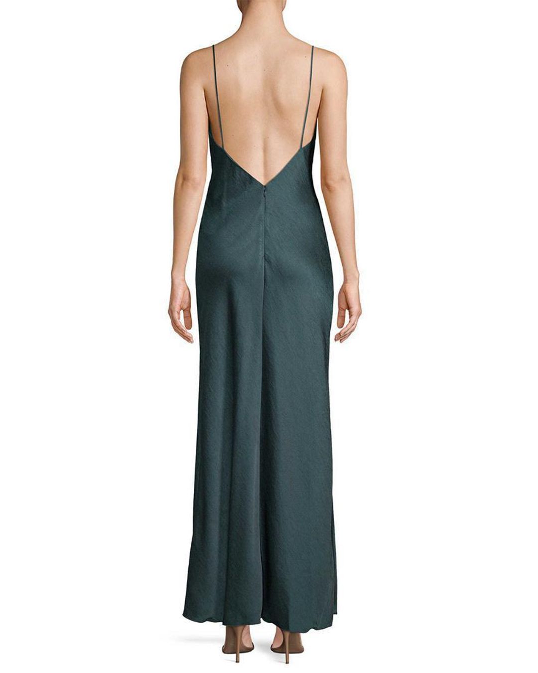 Camilla and Marc Bowery Slip Dress Fitzgerald Green Size 6 for rent on The Volte - main image