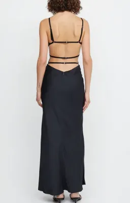 Bec & Bridge Diamond Days Strap Maxi Dress Black Size 6 for rent on The Volte - image 2
