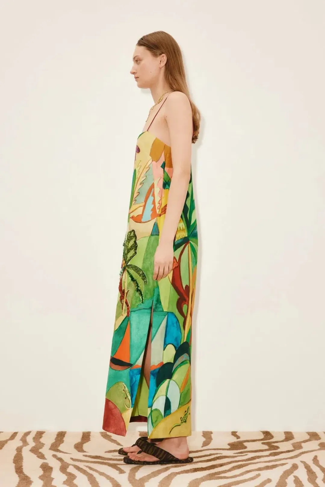 Alemais Mokshini Embellished Midi Dress Size 4 for rent on The Volte - main image