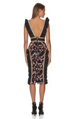 Eliya The Label Natalia Dress Black Size 6 for rent on The Volte - image 3