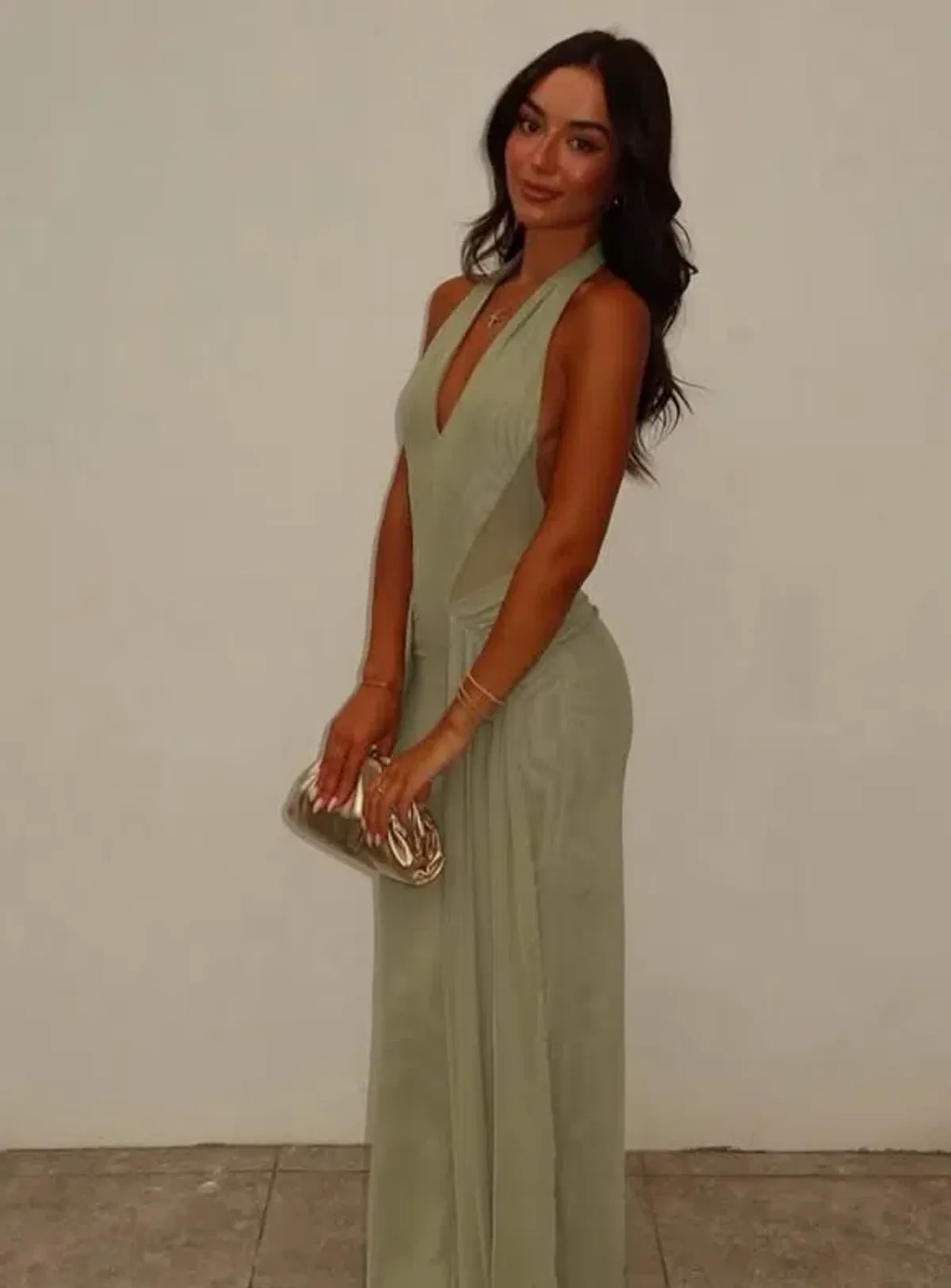 BEC & BRIDGE JUNIPER HALTER MAXI DRESS 6 for rent on The Volte - main image