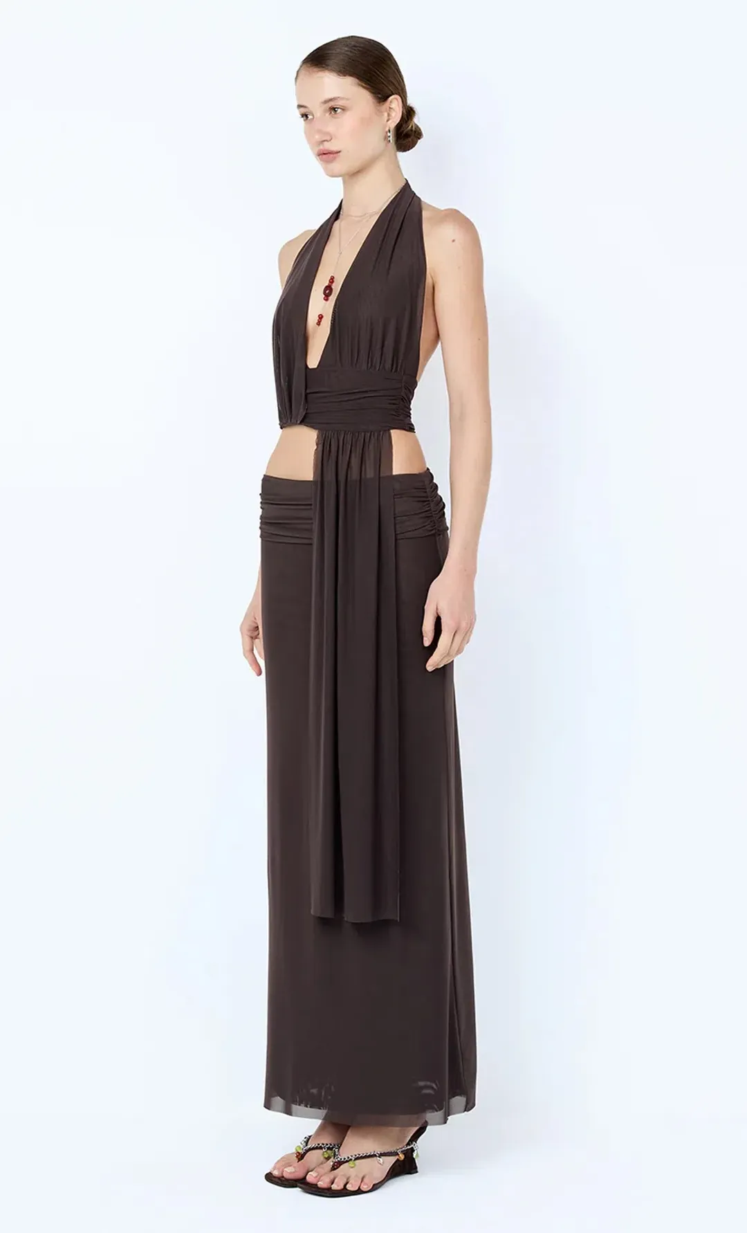 Bec and Bridge Eva Set in Dark Chocolate Size XS for rent on The Volte - main image