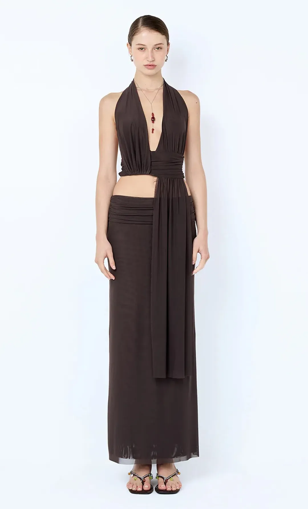 Bec and Bridge Eva Set in Dark Chocolate Size S for rent on The Volte - main image