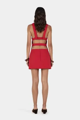 Hansen And Gretel Yoyo Mini Dress Red Size 14 for rent on The Volte - image 3