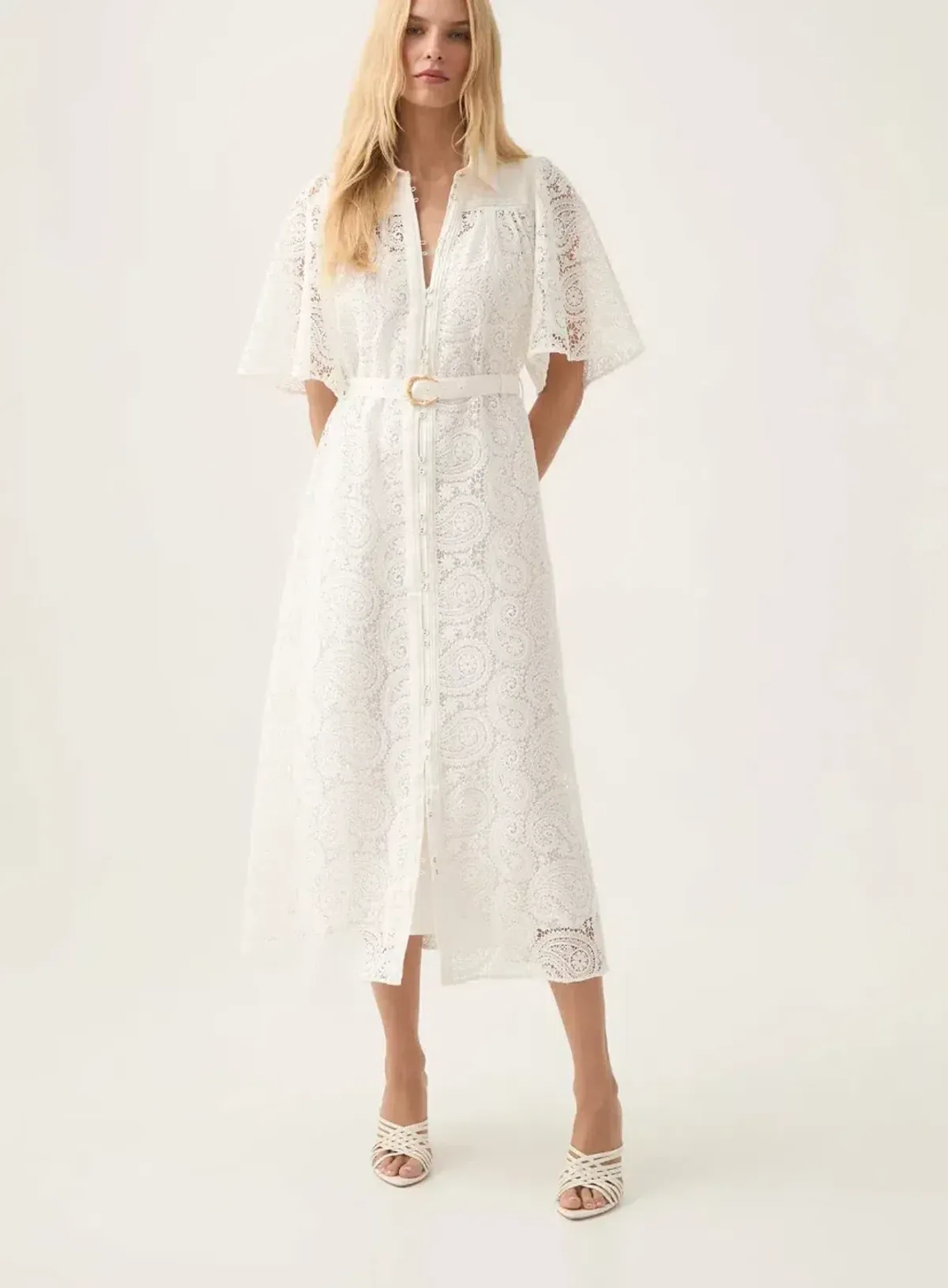 AJE Laicey Paisley Midi Dress Size 14 for rent on The Volte - main image