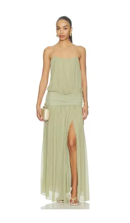 BEC + BRIDGE Camille Blouson Dress | Pistachio (Size 6) for rent on The Volte - image 1