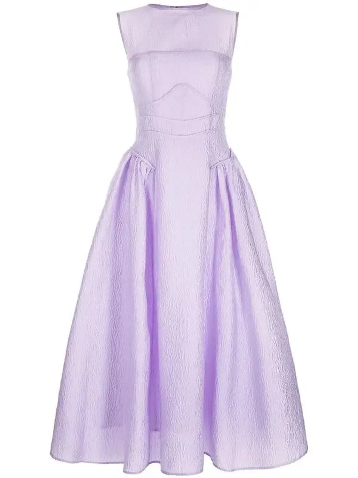 Rachel Gilbert Sophia Midi Dress Lilac Size AU 12 for rent on The Volte - main image