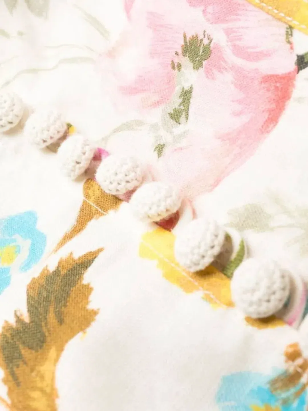 Zimmermann Halcyon Panelled Floral Puff Sleeve Mini Dress in Size 0P / AU 6 P - Cottagecore & Garden Party Dress for rent on The Volte - main image