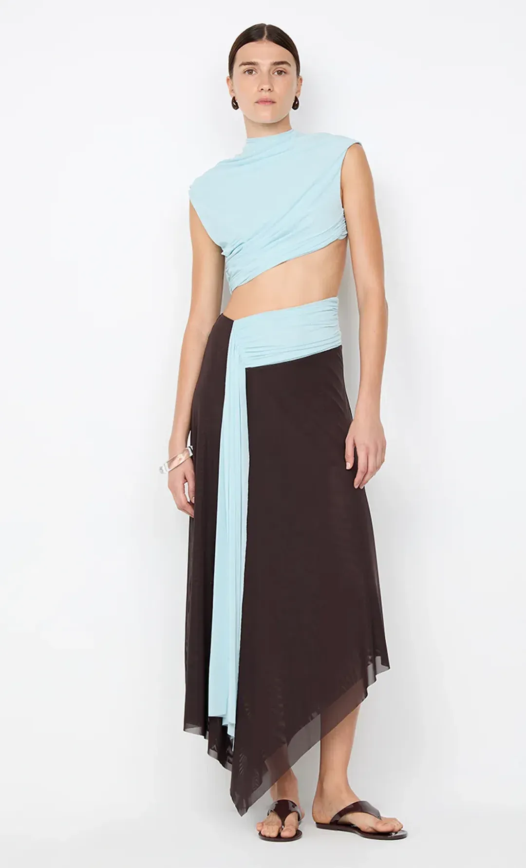 Bec and Bridge Conni Asym Midi Dress Size 8 for rent on The Volte - main image