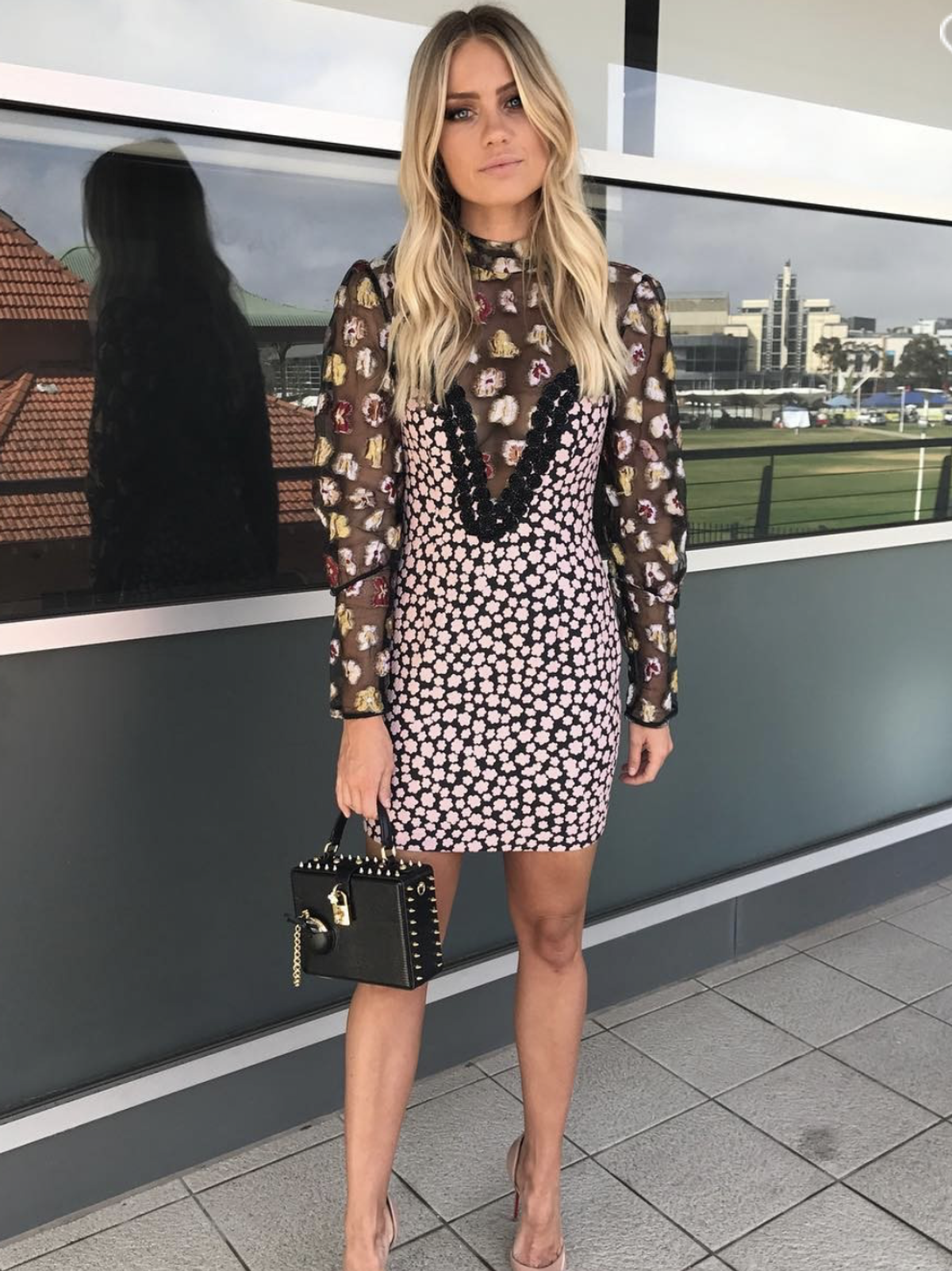 Asilio chimes at midnight dress size 12 for rent on The Volte - main image