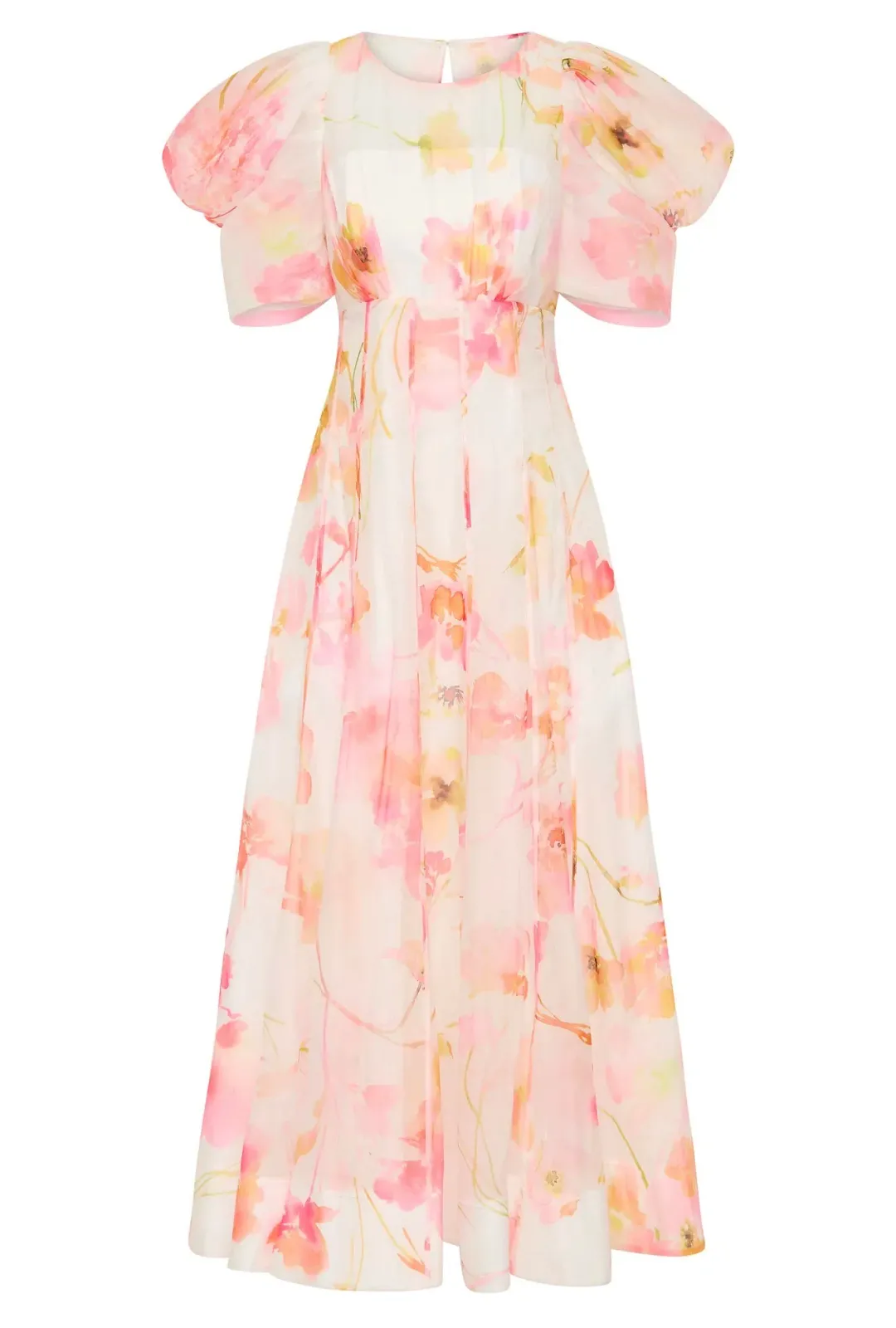 Aje Clementine Midi Dress Wildflowers Size 10 for rent on The Volte - main image