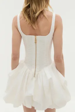 Aje Alani Mini Dress Ivory Size 10 for rent on The Volte - image 7