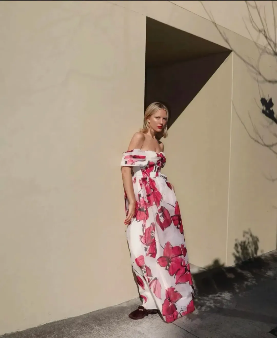 Aje Cordelia Corseted Maxi Dress Floral Size 8 for rent on The Volte - main image