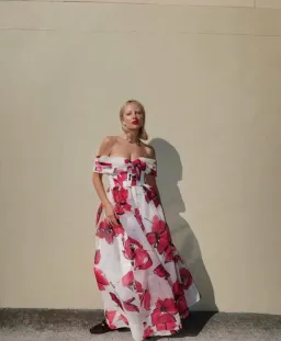 Aje Cordelia Corseted Maxi Dress Floral Size 8 for rent on The Volte - image 3