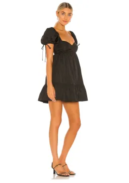 Sicily Dress in Black Amanda Uprichard Size S for rent on The Volte - image 3
