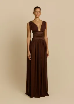  ARCINA ORI RAMONA DRESS IN CACAO- SIZE 8  for rent on The Volte - image 1