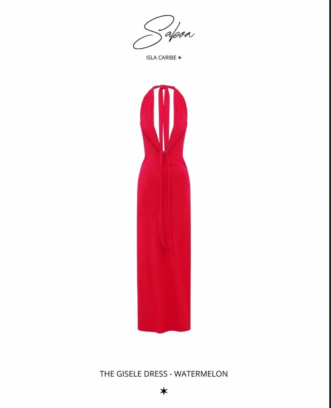 Saboa Studios Gisele Maxi , Red Size 6 (Extra Small) for rent on The Volte - main image