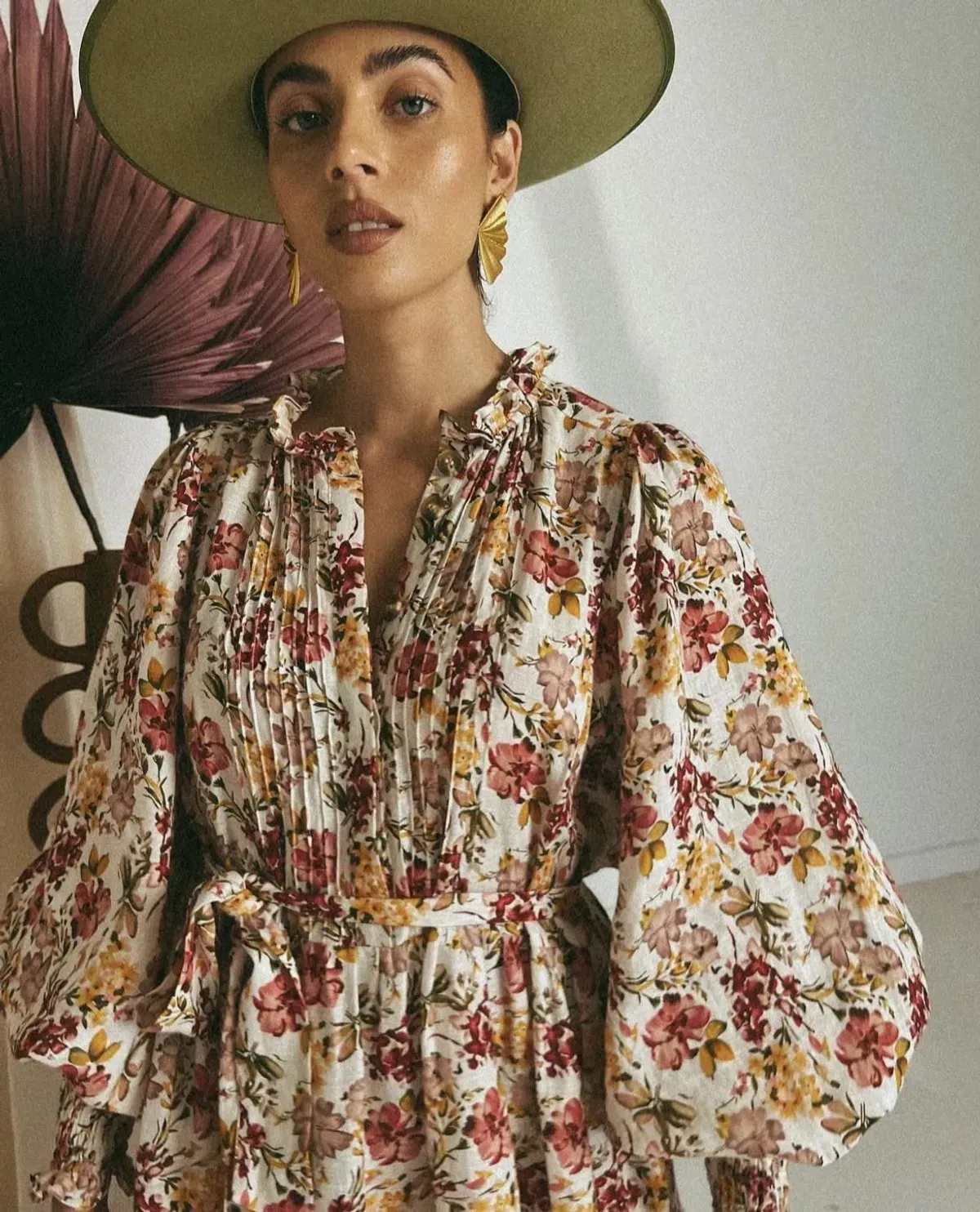 La Boheme Aurelia Gown Floral One Size for rent on The Volte - main image