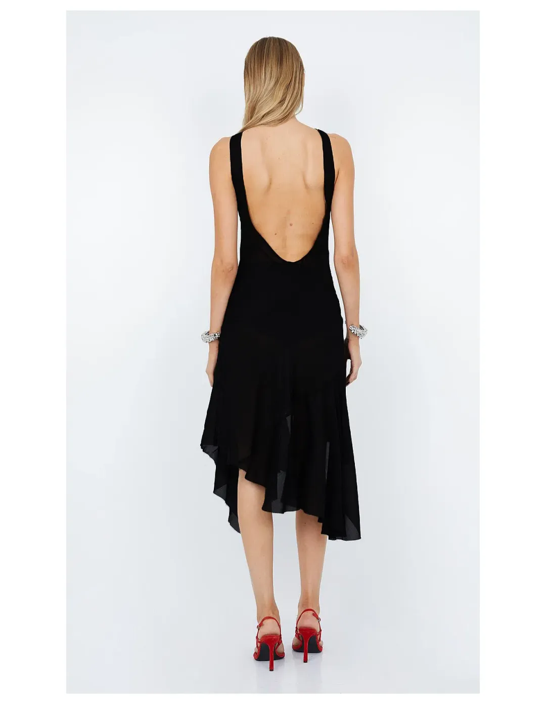Bec & Bridge Aida Halter Maxi, Black Size 6 (Extra Small) for rent on The Volte - main image