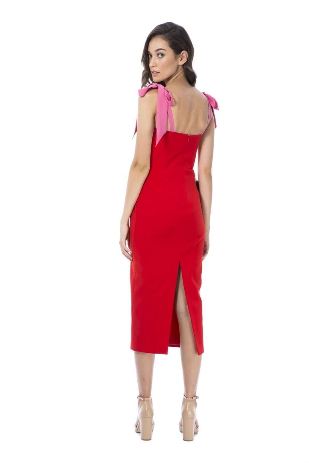 Georgy Collection Chantelle Red Dress Size 10 for rent on The Volte - main image