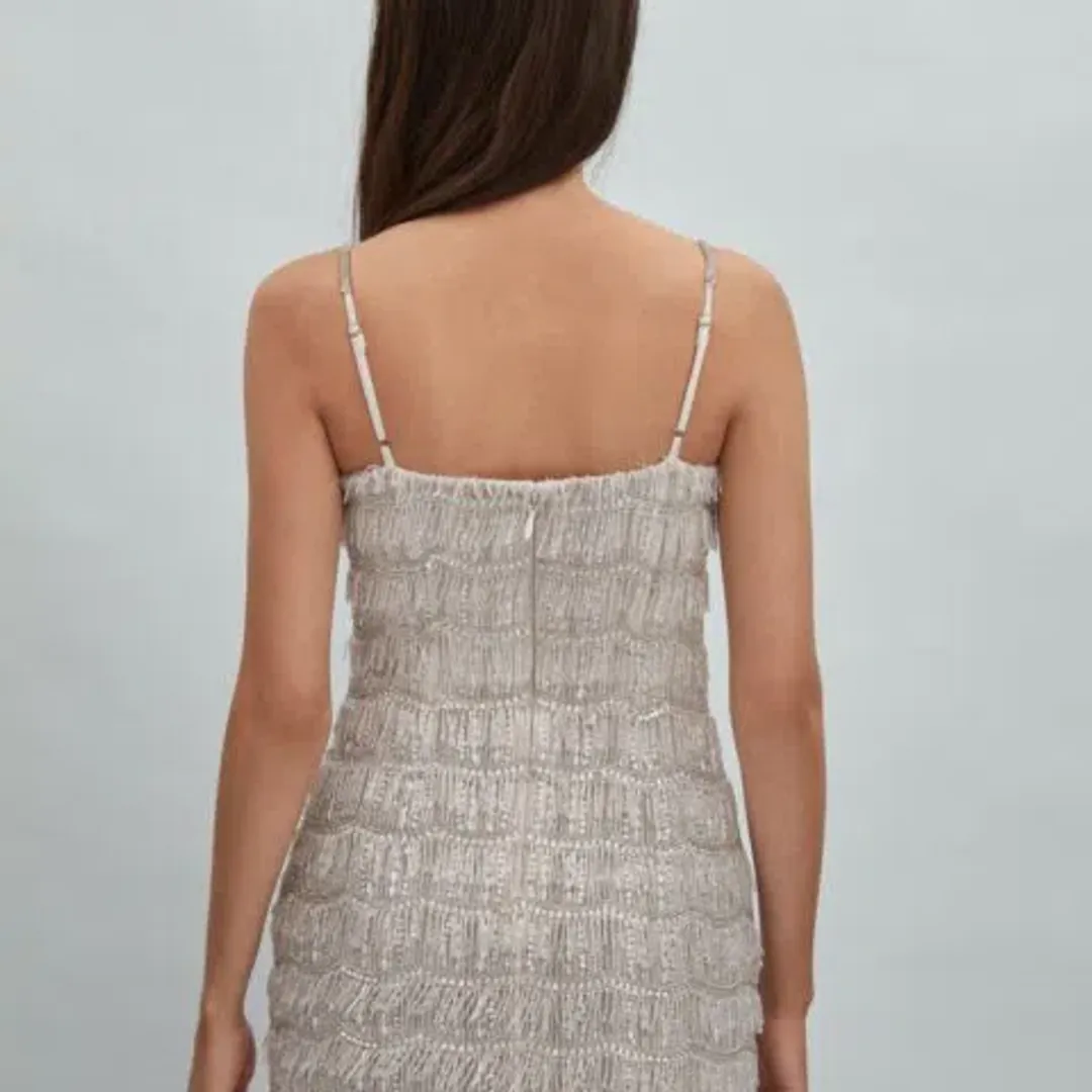 Rachel Gilbert Sadie Ivory Mini Dress Size 10 for rent on The Volte - main image