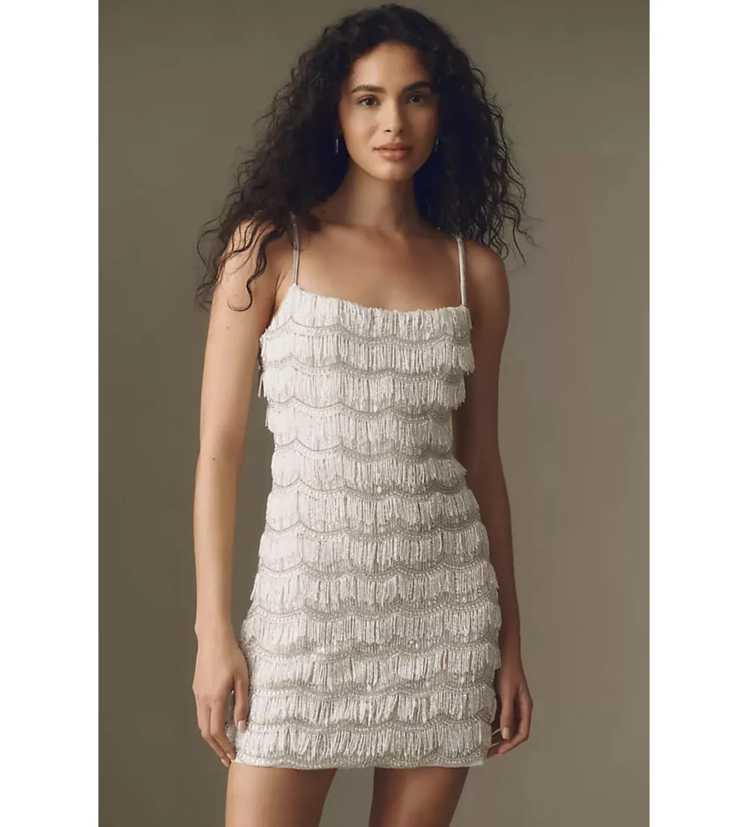 Rachel Gilbert Sadie Mini Dress in Ivory Size 0/AU6 for rent on The Volte - main image
