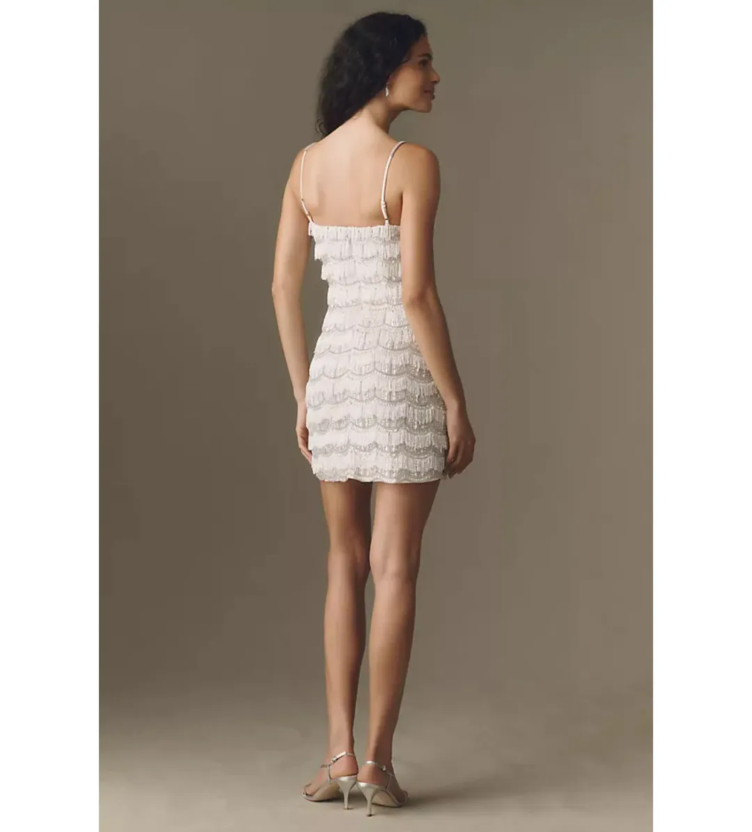 Rachel Gilbert Sadie Mini Dress in Ivory Size 0/AU6 for rent on The Volte - main image