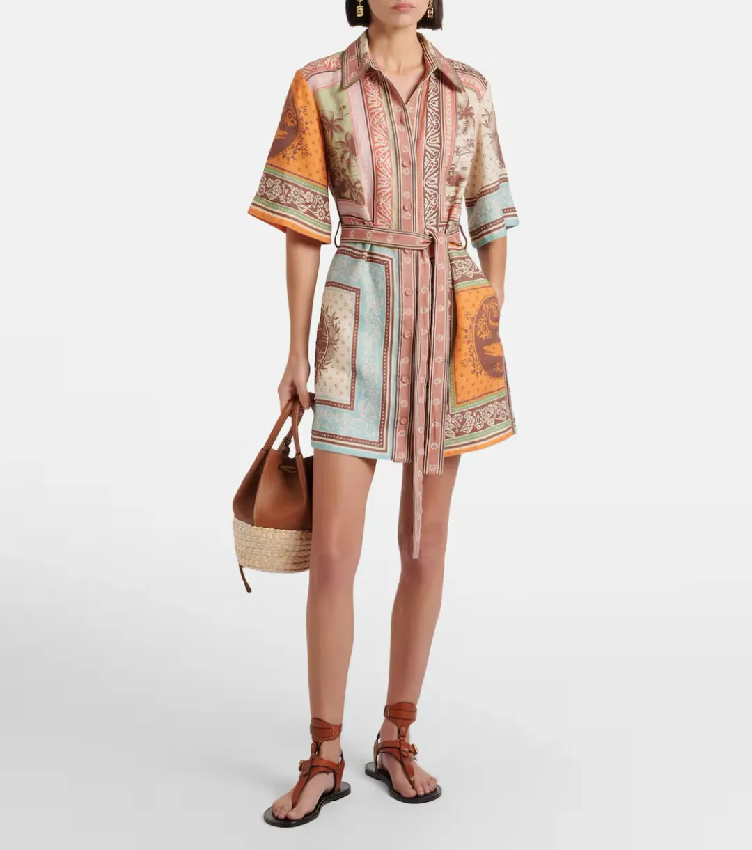 ALEMAIS ALBERTA MINI DRESS SIZE 14 for rent on The Volte - main image