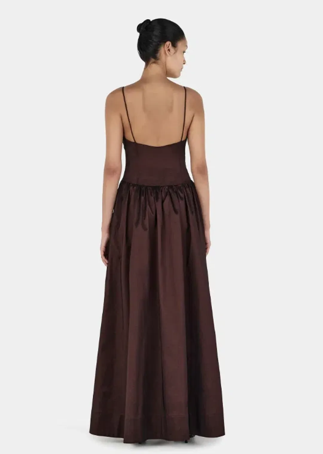 Hansen & Gretel Bellini Gown in Chocolate Size XS/AU6 for rent on The Volte - main image