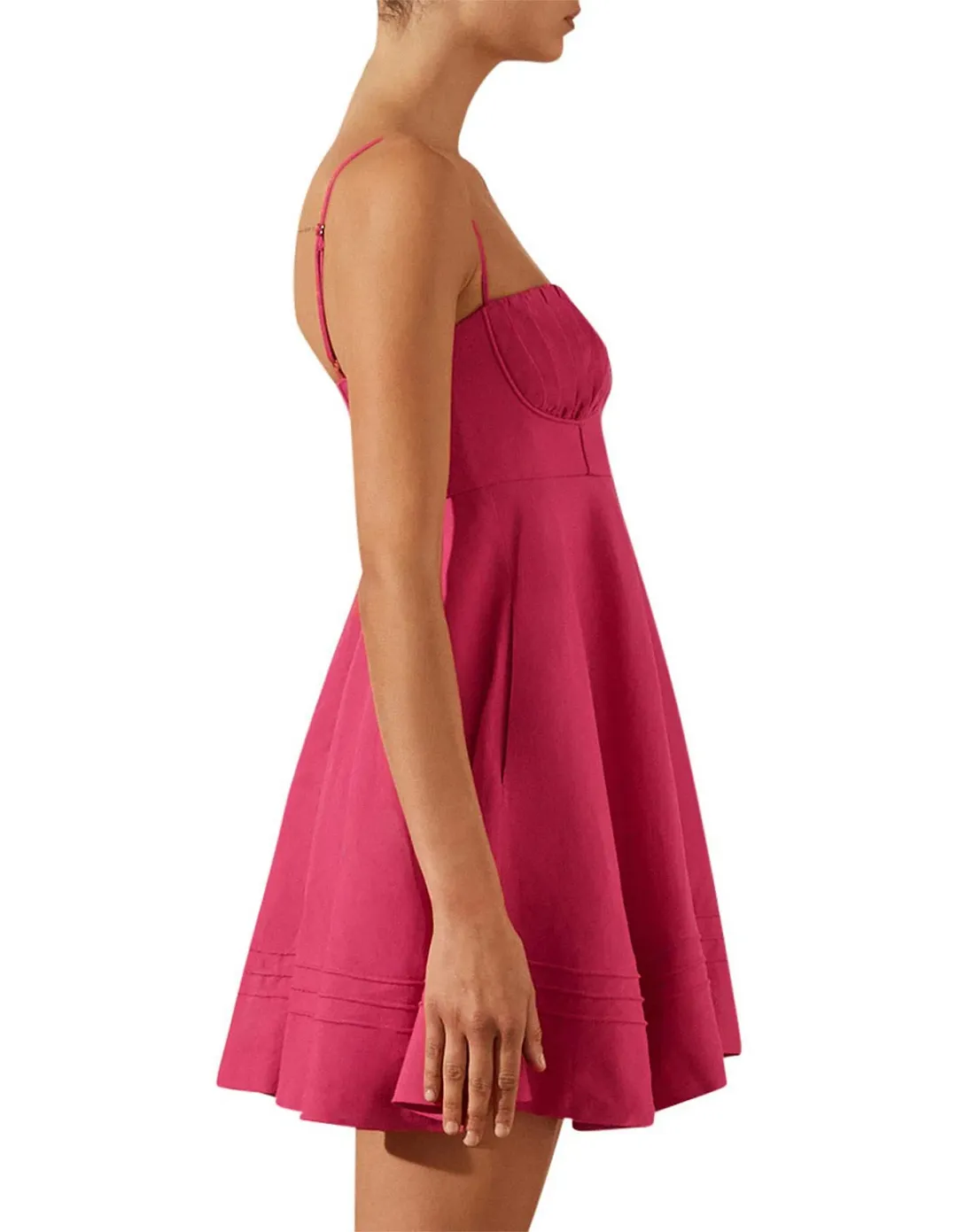Shona Joy Joanine Corded Circle Mini Dress Size 10 for rent on The Volte - main image