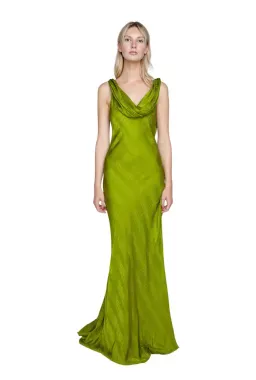 Rat & Boa Navarra Dress Lime Green Size AU 8  for rent on The Volte - image 1