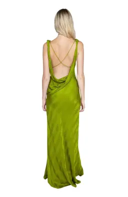 Rat & Boa Navarra Dress Lime Green Size AU 8  for rent on The Volte - image 2