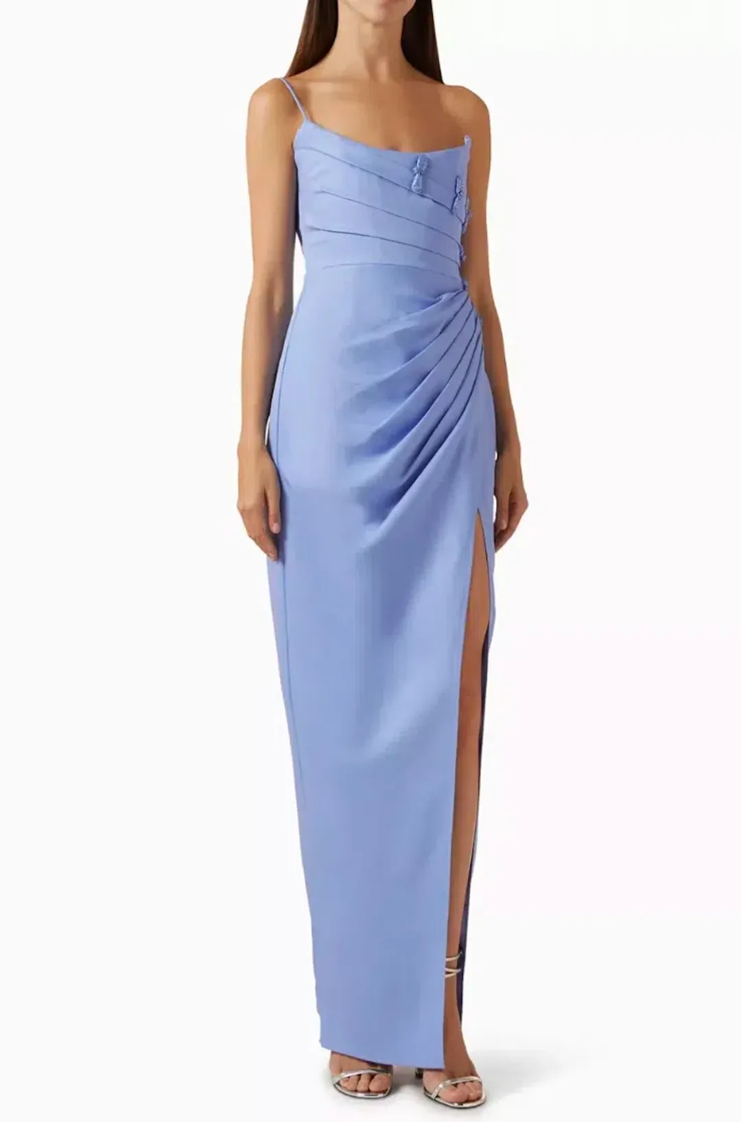 SAU LEE Bethani Dress in Blue Lavender Size 8 for rent on The Volte - main image
