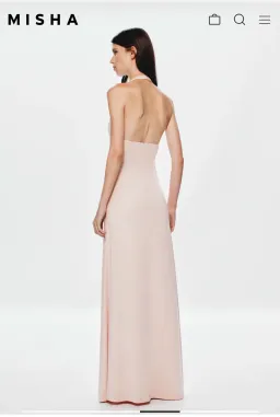 Jennifer Cupro maxi dress  for rent on The Volte - image 3