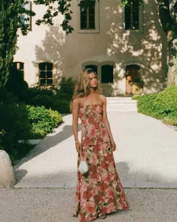 Peony Samantha Maxi Dress Dahlia Size Large/ AU 12 for rent on The Volte - image 2