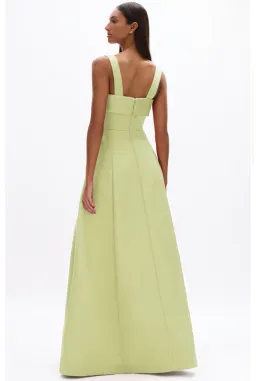RACHEL GILBERT HALLIE STRAP GOWN IN LIME GREEN SZ 2 / AU 10 | FORMAL AND EVENING DRESS for rent on The Volte - image 3