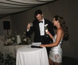 GRACE LOVES LACE SATEEN STRAPLESS MINI WEDDING DRESS in XS ( Fits AU 6 - 8 ) | Reception, Hen's & Bachelorette Party Dress for rent on The Volte - image 5