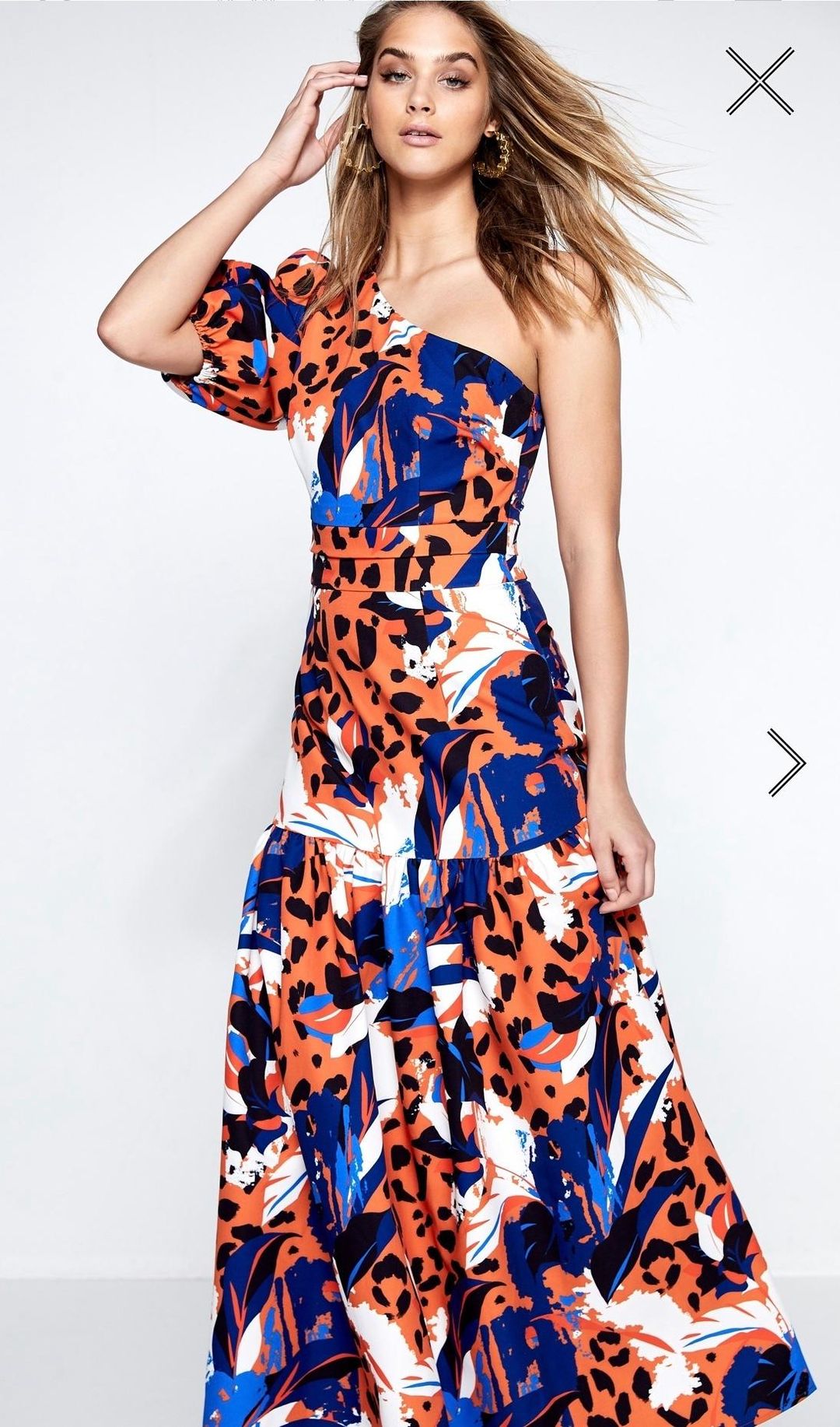 Mossman Untamed Maxi Dress Print Size 12 for rent on The Volte - main image