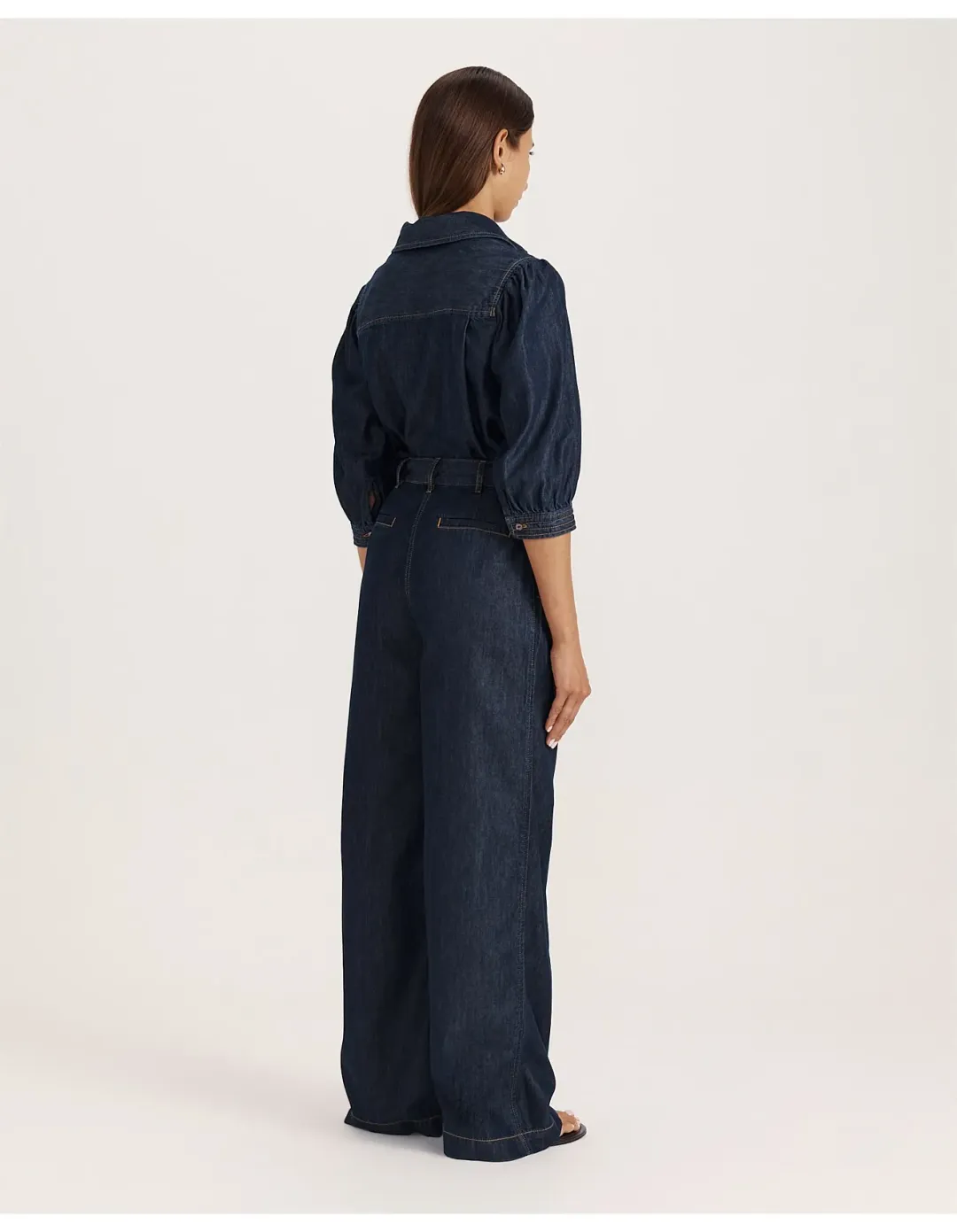 Saba Bridie Wide Leg Trouser Black Size 6 for rent on The Volte - main image