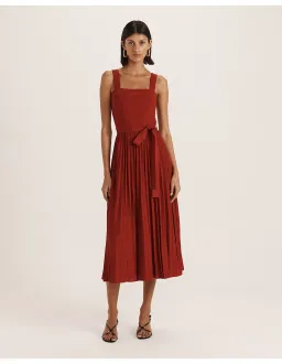 Saba Mariya Sparkling Knit Dress Red Size 6 for rent on The Volte - image 1