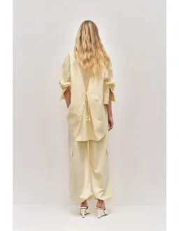 AJE STUDIO Dessie Relaxed Cargo Pant Size 6 Beige for rent on The Volte - image 5