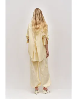 AJE STUDIO Dessie Relaxed Cargo Pant Size 6 Beige for rent on The Volte - image 4