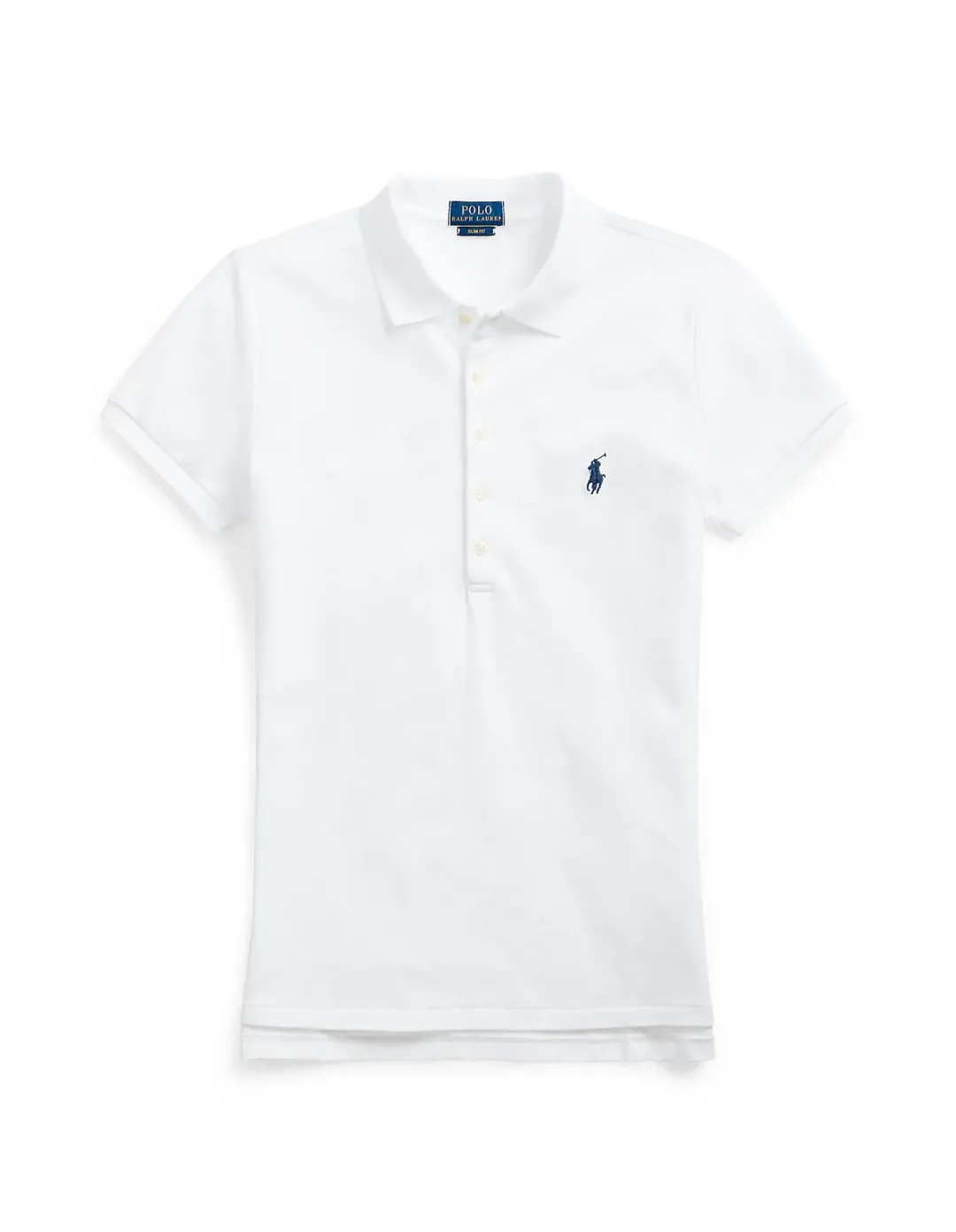 Polo Ralph Lauren Slim Fit Stretch Polo Shirt Indigo Blue Size 8 for rent on The Volte - main image