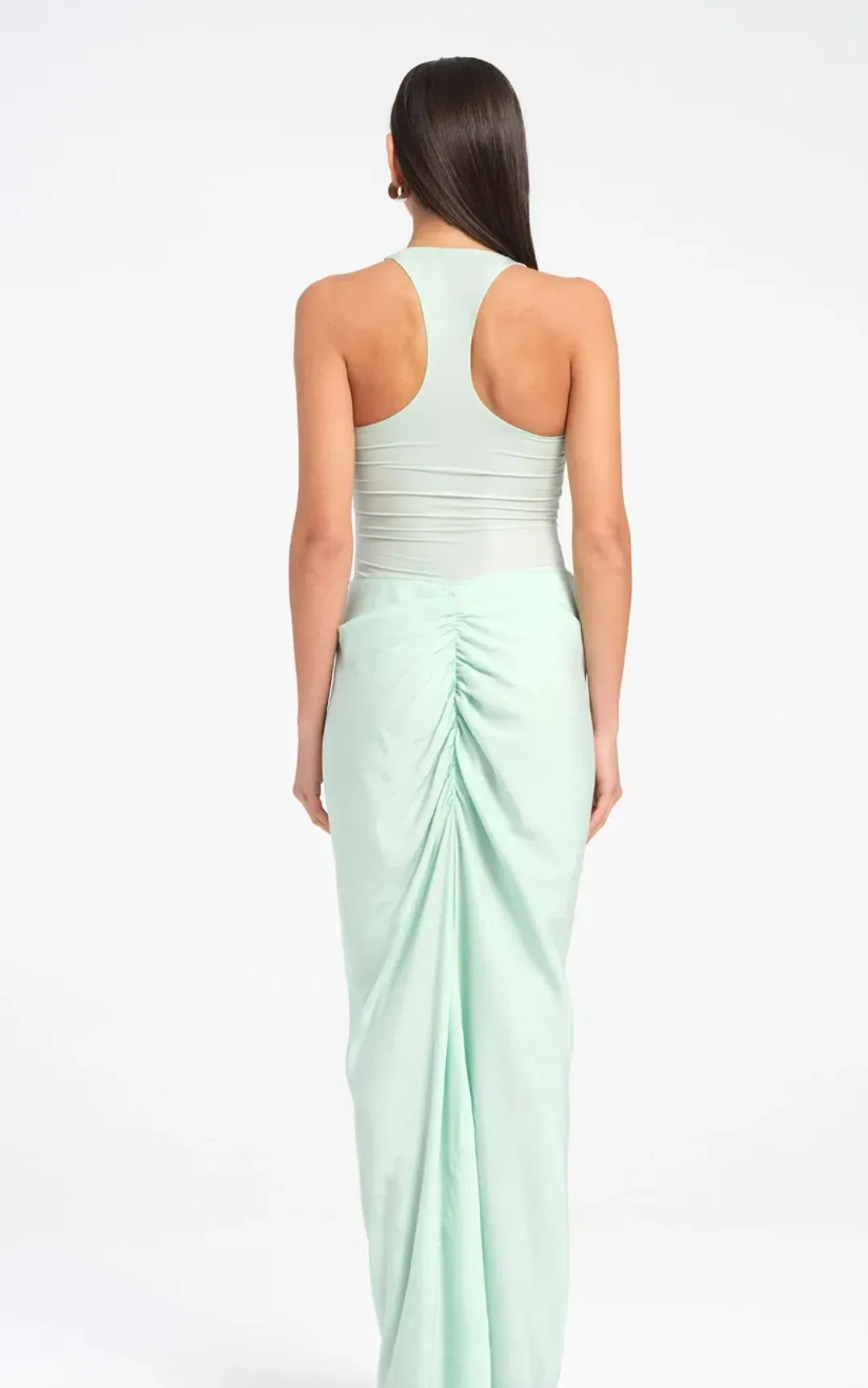 BENNI Jade Maxi Dress Bleached Aqua Size 8 for rent on The Volte - main image