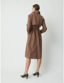 Perri Cutten Lotte Trench Coat Brown Size 10 for rent on The Volte - image 4