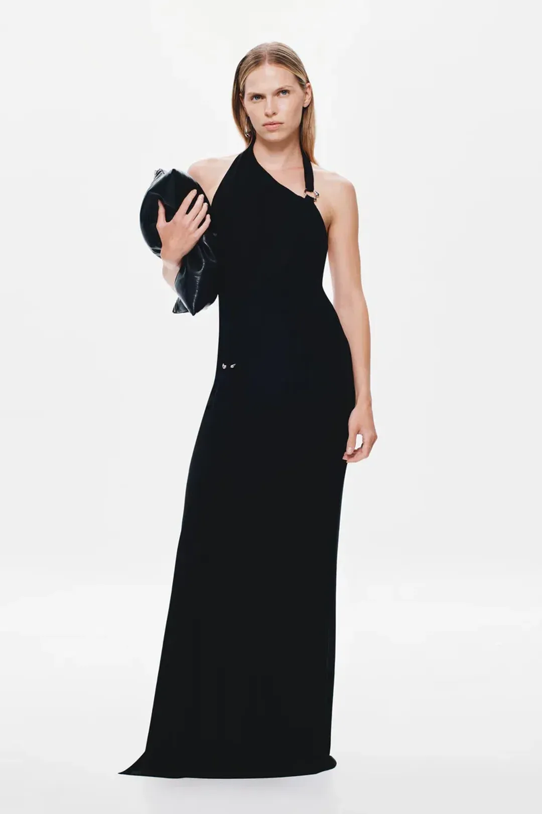 🖤 MISHA Rivera Dry Jersey Maxi Dress – Black – Size AU 4 🖤 for rent on The Volte - main image