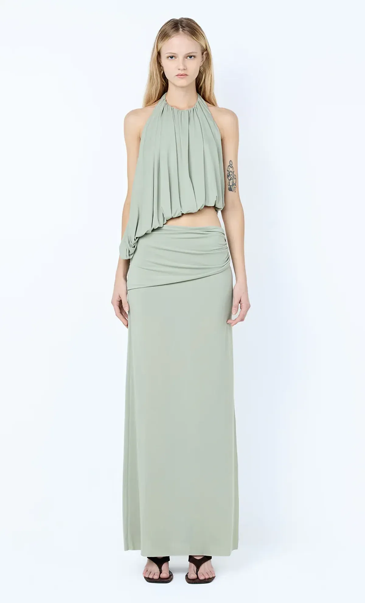 Bec & Bridge Cadence Racer Maxi Pistachio Green for rent on The Volte - main image