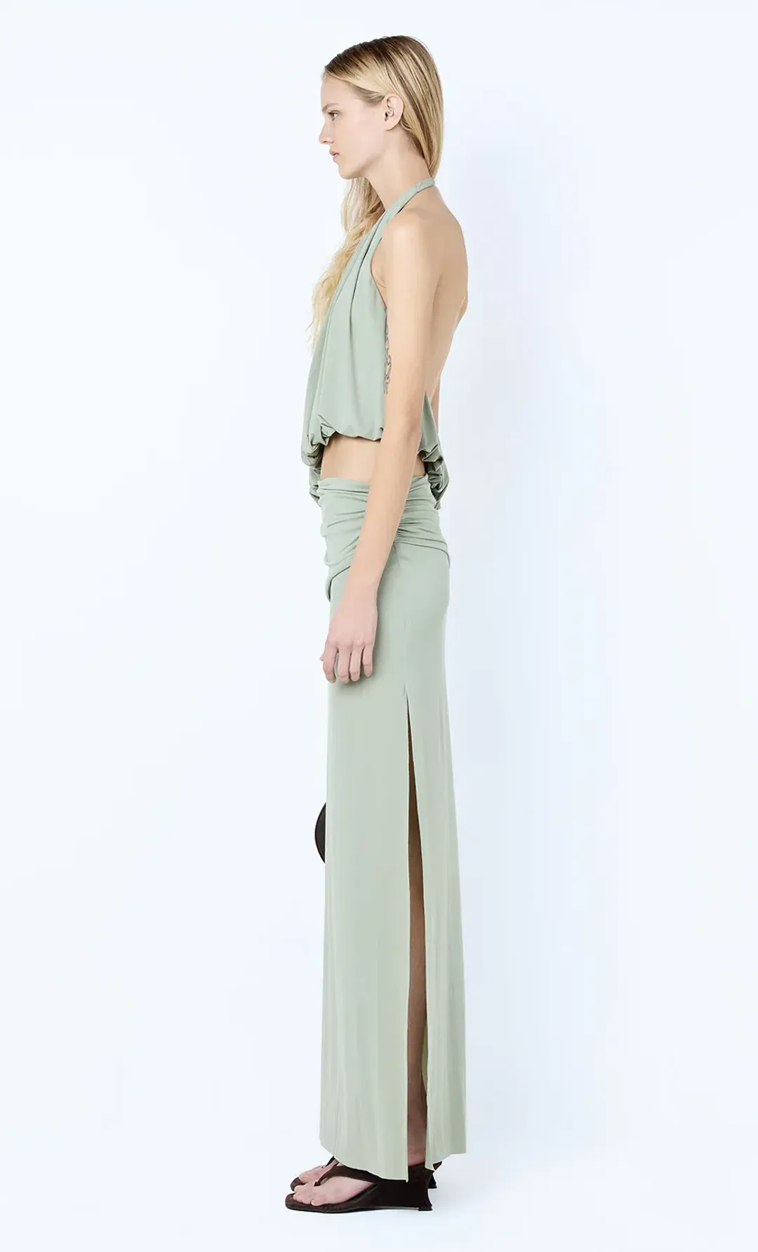 Bec & Bridge Cadence Racer Maxi Pistachio Green for rent on The Volte - main image