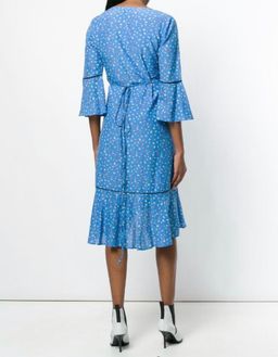 Ganni Beacon Wrap Dress for rent on The Volte - image 2